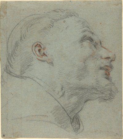 聖フランシスの頭 作： Guido Reni