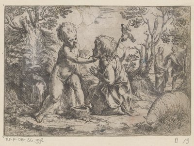 幼子キリストと洗礼者ヨハネ 作： Guido Reni