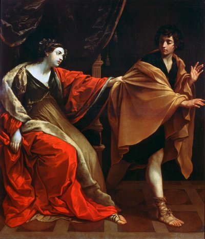 ジョセフとポティファルスの妻、c1626 作： Guido Reni