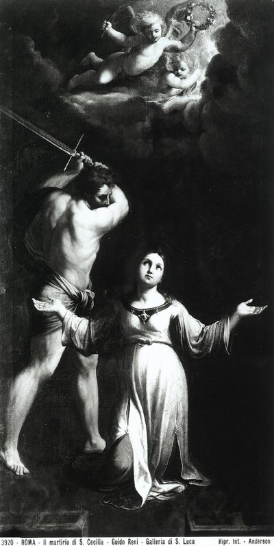 聖セシリアの殉教者、1603年頃 作： Guido Reni