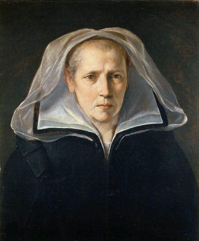 芸術家の母の肖像、c. 1612年。 作： Guido Reni