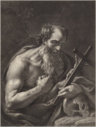 聖ジェローム 作： Guido Reni