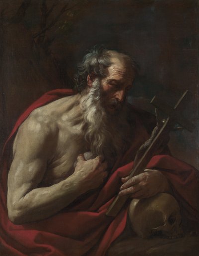 聖ジェローム、ca 1624-1625。 作： Guido Reni
