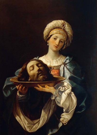 洗礼者ヨハネの頭を抱えるサロメ、1638年頃。 作： Guido Reni