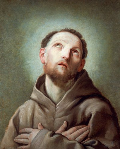 グイド・レニ（1575-1642）による聖フランシスコ 作： Guido Reni