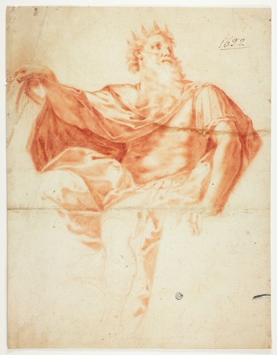 ダビデ王のための研究、ハープと詩篇の本 作： Guido Reni