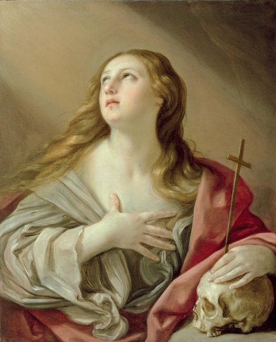 ペニテントマグダレン、1638年頃（キャンバスに油彩） 作： Guido Reni
