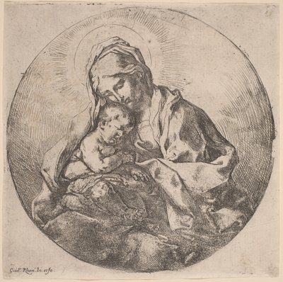 聖母子 作： Guido Reni