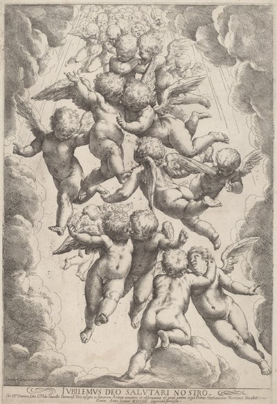 栄光の天使 作： Guido Reni, after Luca Cambiaso
