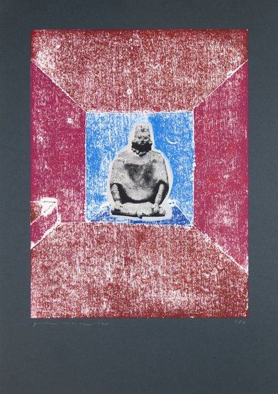 Invisible Room nº2, 2019（木版画、シルクスクリーン） 作： Guilherme Pontes
