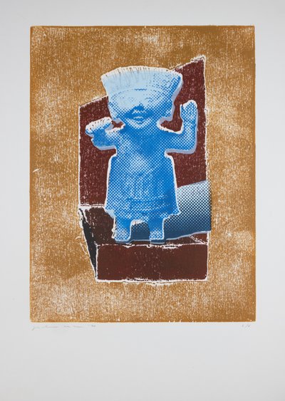 Invisible Room nº4, 2019（木版画、シルクスクリーン） 作： Guilherme Pontes