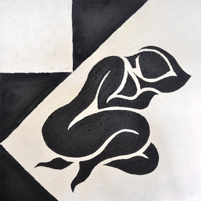 リジア Nº2, 2015（キャンバスに油彩） 作： Guilherme Pontes