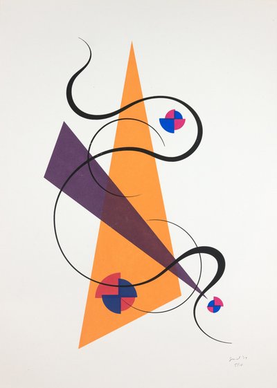 Movement Nº4, 2019（シルクスクリーン） 作： Guilherme Pontes