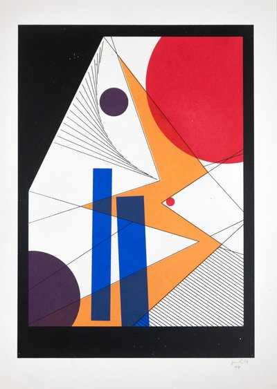 Movement Nº6, 2019（シルクスクリーン） 作： Guilherme Pontes