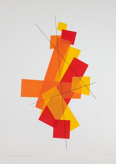 Movement Nº8, 2019（シルクスクリーン） 作： Guilherme Pontes