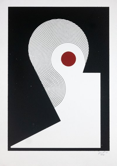 バレリーナの肖像 Nº1, 2019（シルクスクリーン） 作： Guilherme Pontes