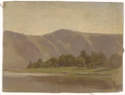 山脈のふもとにある川 作： Guillaume Anne van der Brugghen