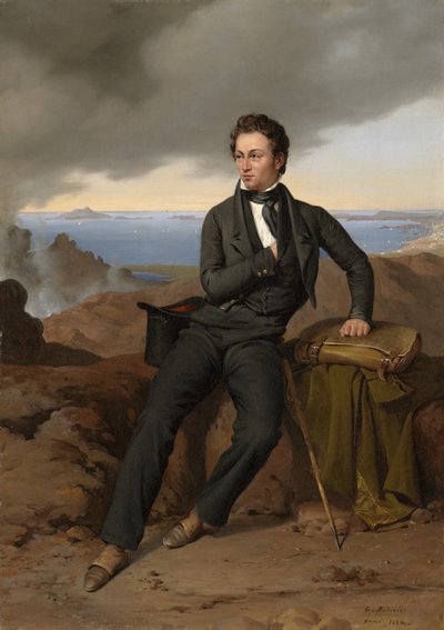 セオドア・ジュビンの肖像、1826 作： Guillaume Bodinier