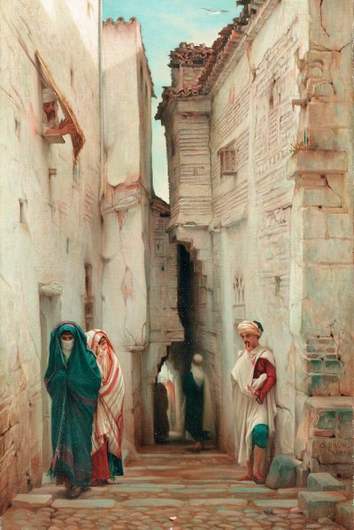 秘密の崇拝者、1873 作： Guillaume Charles Brun