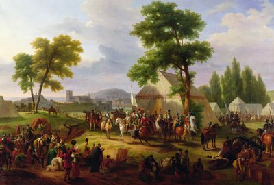 1593年、1818年のアンリ4世（1553-1610）によるパリの包囲 作： Guillaume Frederic Ronmy