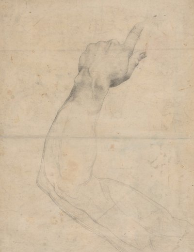 腕の研究 [裏面] 作： Guillaume Lethiere