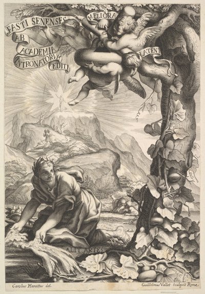 Fasti Seneneseの口絵、1645-1704。 作： Guillaume Vallet