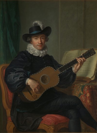ムッシュオーブレットの肖像、ca。 1782年。 作： Guillaume Voiriot