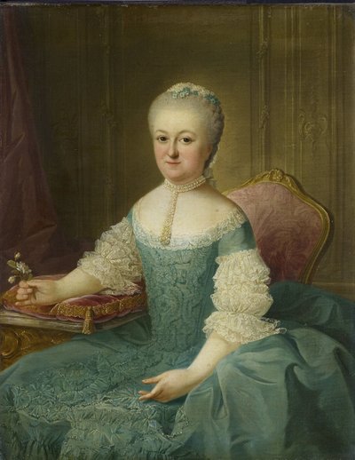 ヴァン・デ・ポル家の女性の肖像、おそらくアンナ・マリア・デデル、ヤン・ファン・デ・ポルの妻 作： Guillaume de Spinny