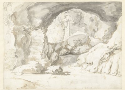 古典的な廃墟の地下室を見る 作： Guilliam du Gardijn