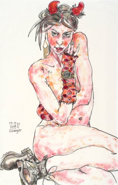 女性の行為、狂った誘惑 作： Gunter Langer
