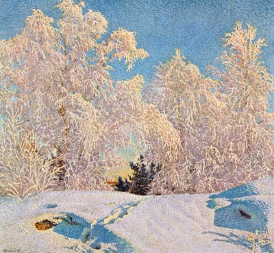 フロスト イン サンシャイン 作： Gustaf Edolf Fjaestad