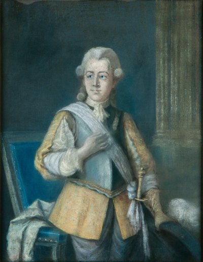 グスタフ3世、スウェーデン国王1772〜 1792年、グスタフアドルフに着想を得たドレス 作： Gustaf L Lundberg