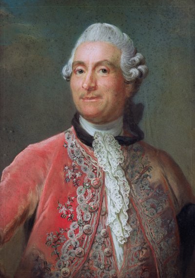 シャルルグラビエ（1719-87）ヴェルジェンヌ伯、1771-74（紙にパステル） 作： Gustaf Lundberg