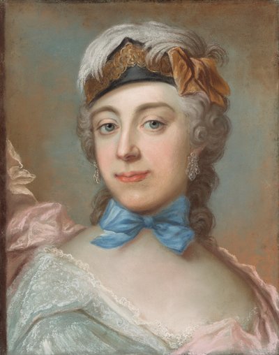 Baroness Ulrika Charlotta Explosion Gates 1724-1780の肖像。 作： Gustaf Lundberg