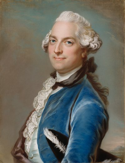 作家グスタフ・フレドリク・ギレンボーの肖像1731-1808。 作： Gustaf Lundberg
