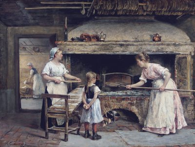 パン屋の中 作： Gustaf Olaf Cederstrom