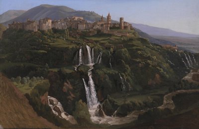 イタリアのチボリの眺め 作： Gustaf Wilhelm Palm