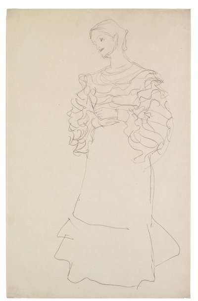 マグダ・モートナー・マークホフ研究の肖像 作： Gustav Klimt