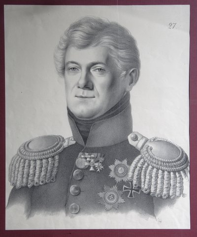 ドミトリ・ウラジミロヴィッチ・ゴリツィン王子の肖像1771-1844、1820年代 作： Gustav Adolf Hippius