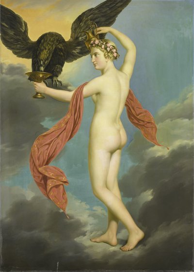 イーグルを装った木星とヘーベ 作： Gustav Adolphe Diez