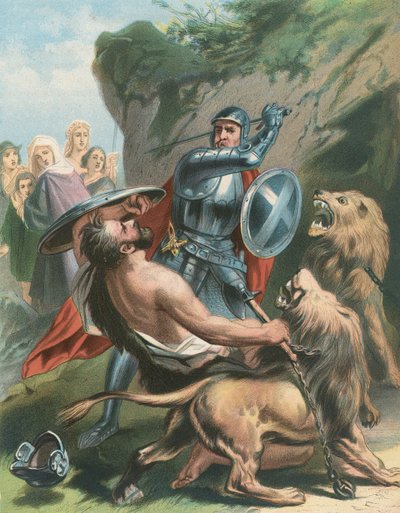 ジャイアントグリムとライオンズとの大ハートの戦い 作： Gustav Bartsch