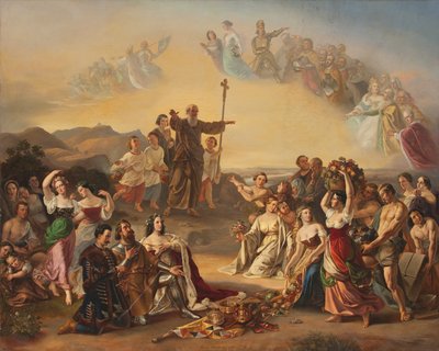 聖セヴランはオーストリアの国を祝福します 作： Gustav Dittenberger