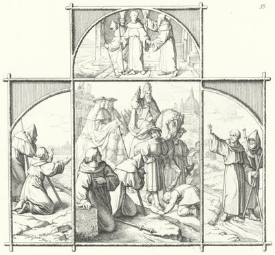 マルティン・ルターのローマへの旅（エングレービング 作： Gustav Ferdinand Leopold Konig