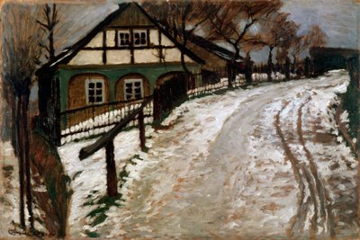 19世紀または20世紀後半の雪解け 作： Gustav Holstein