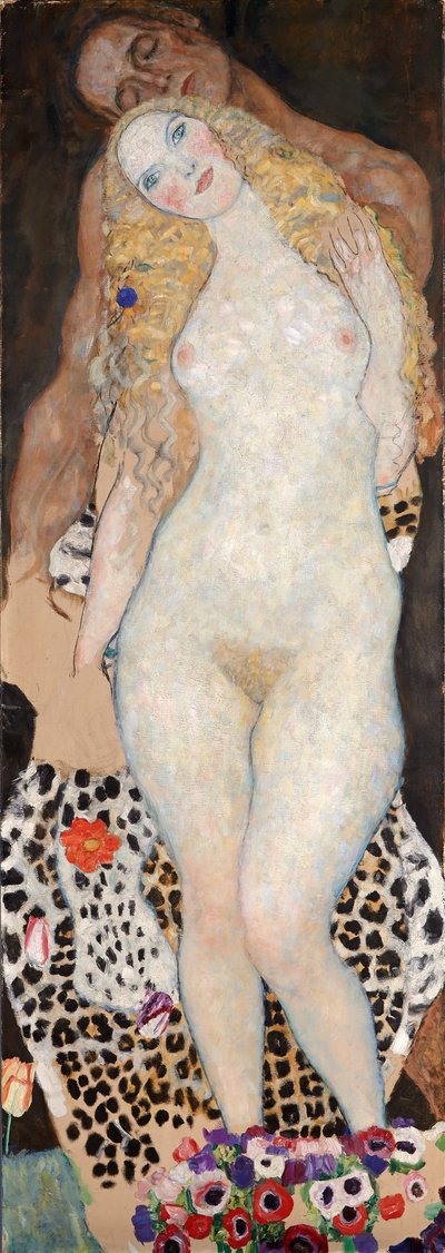 アダムとイブ 作： Gustav Klimt