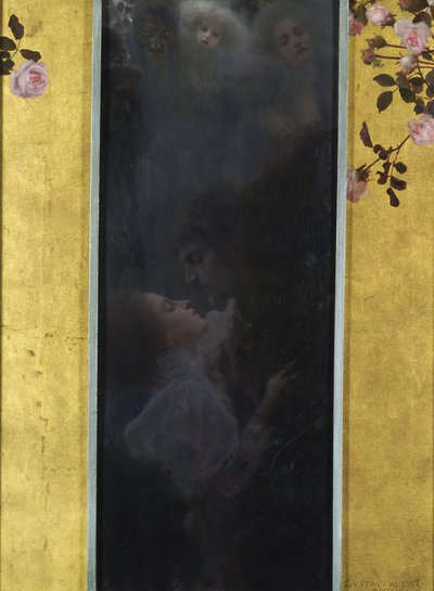 愛の寓話、1895 作： Gustav Klimt