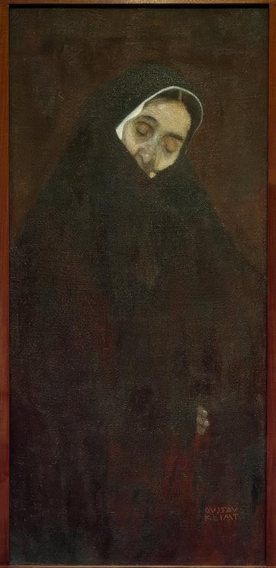 老婦人 作： Gustav Klimt