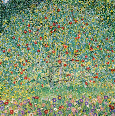 アップルツリーI、1912 作： Gustav Klimt