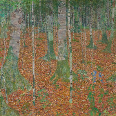 白樺の森 作： Gustav Klimt
