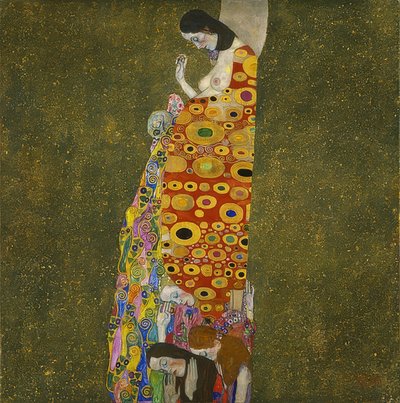 希望II。1907 作： Gustav Klimt